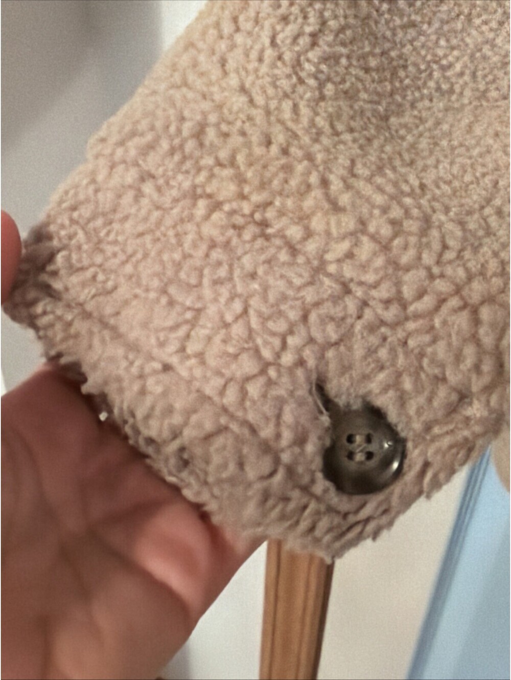 Kookaburra By Ugg Tan Sherpa Jacket Women Sz M Cozy Pockets Teddy Bear Shacket - Picture 8 of 8